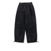 Old Corduroy Casual Pants for Men – Loose Straight Elastic Waist Spring Trousers